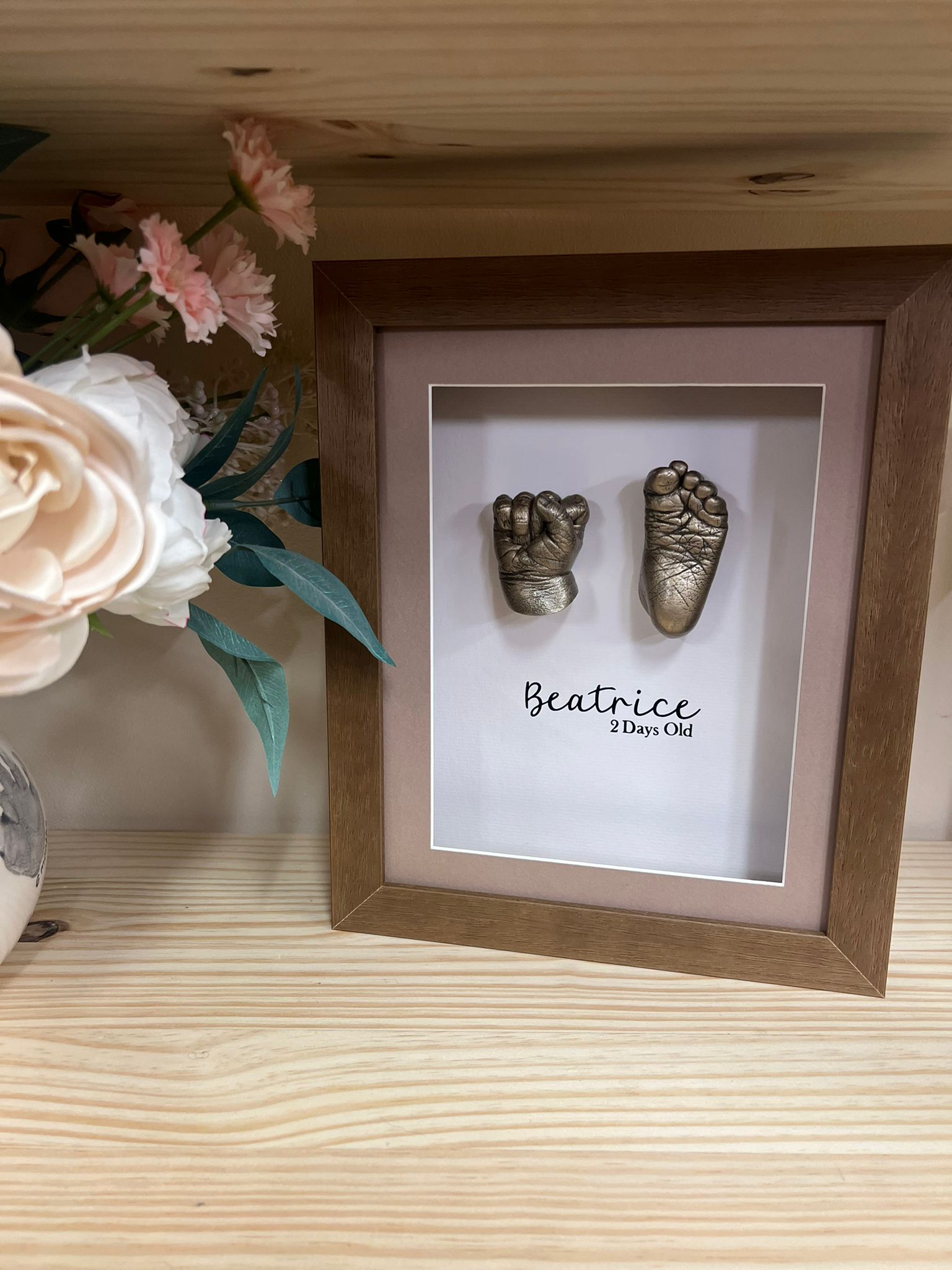 2 Baby Casts framed